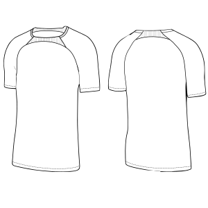 Fashion sewing patterns for MEN T-Shirts Soccer Jersey 9478